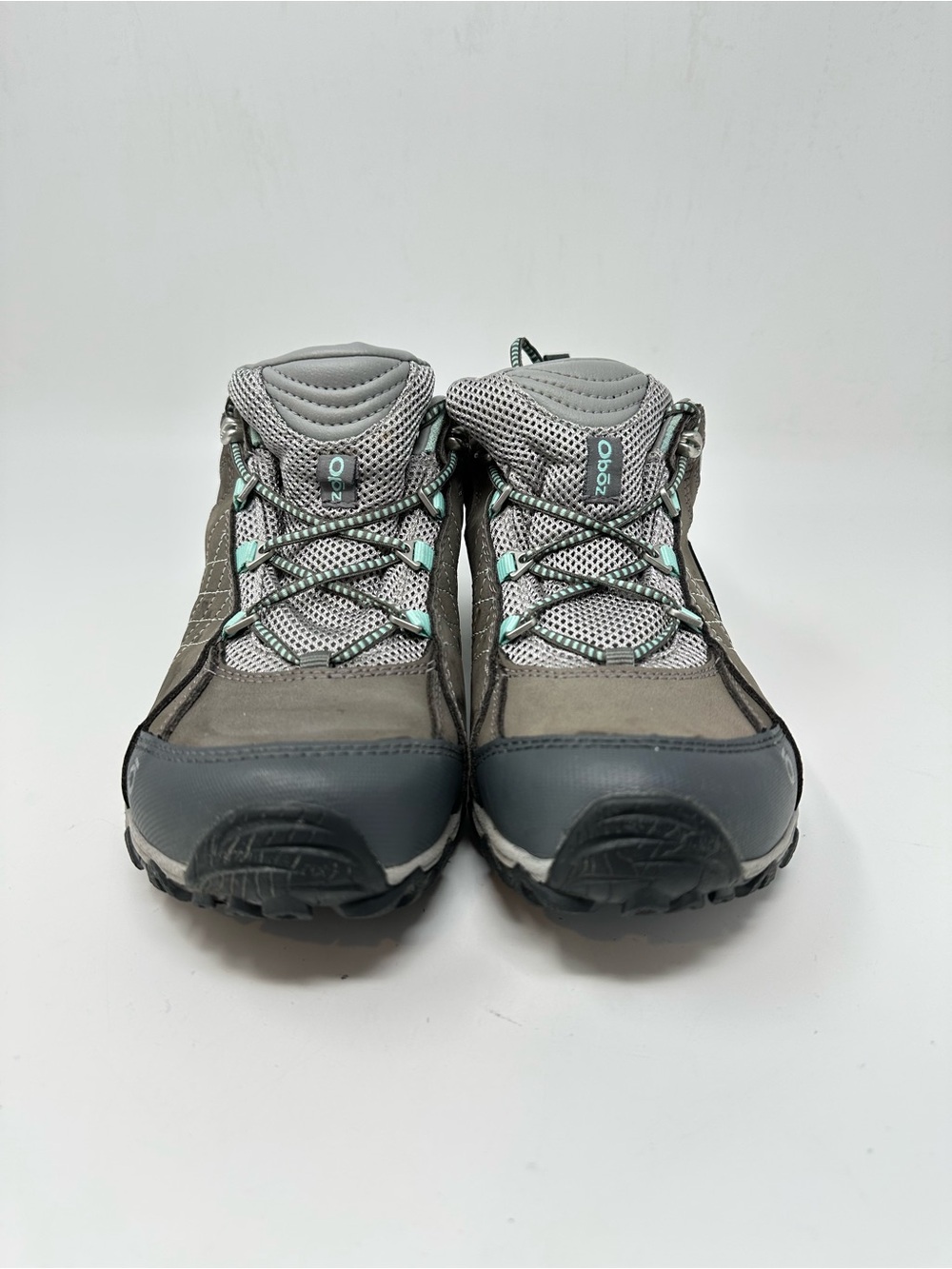 Oboz Sapphire B-DRY Waterproof Gray Low Hiking Boot Shoes Women Size 9 - Picture 7 of 12